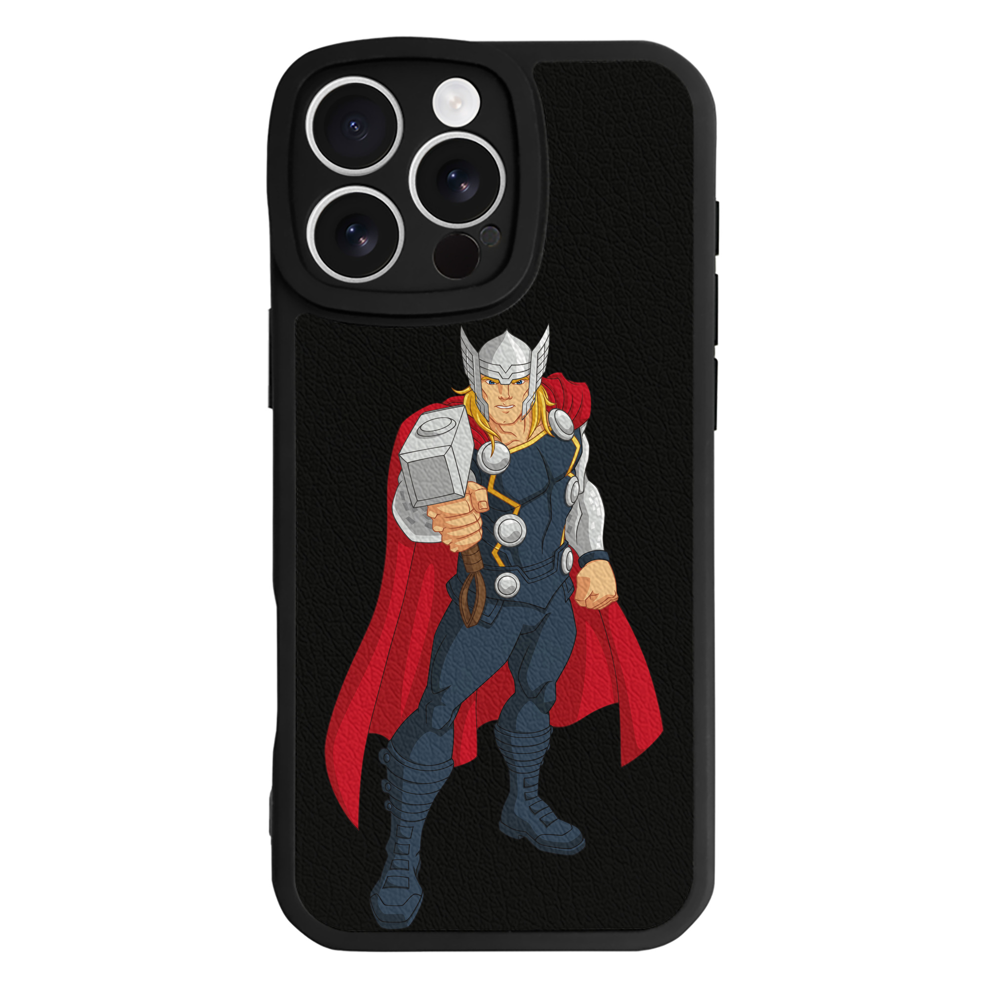 （画像用） アベンジャーズ The Avengers 【iPhone 16シリーズ対応】シリコンスマホケース（レザー調） 材質：シリコン